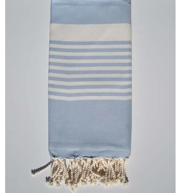 Beach towel Arthur candy blue Fouta Tunisia - 2