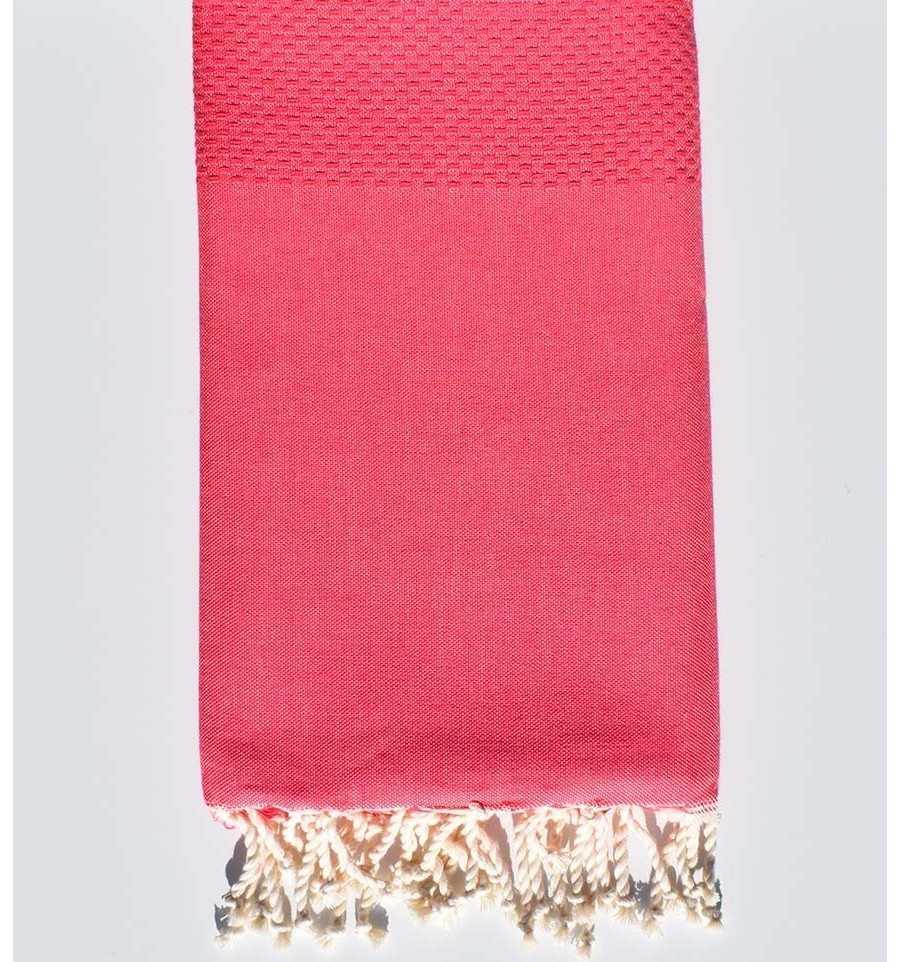 Plain Light Bright Pink Beach Towel