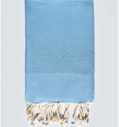 Plain Pastel blue beach towel