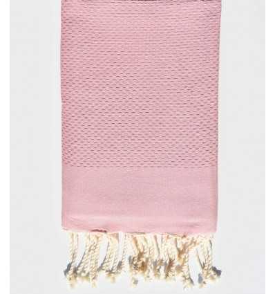 Plain pale pink beach towel