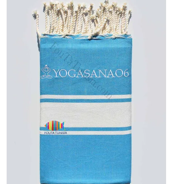 Embroidered Yoga Beach Towel Fouta Tunisia - 5