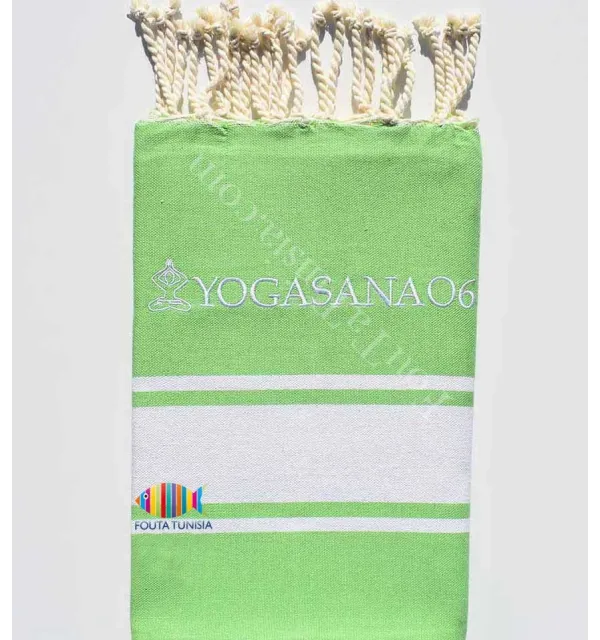 Embroidered Yoga Beach Towel Fouta Tunisia - 10